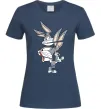 Женская футболка Багс Банні Темно-синий Женская футболка Багс Банні Темно-синий фото