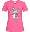 Женская футболка Багс Банні Ярко-розовый Женская футболка Багс Банні Ярко-розовый фото