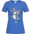 Женская футболка Багс Банні Ярко-синий Женская футболка Багс Банні Ярко-синий фото