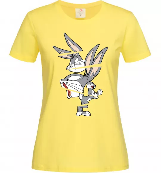 Женская футболка Багс Банні Лимонный фото