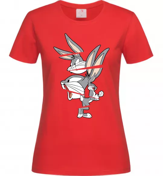 Женская футболка Багс Банні Красный фото