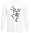 Лонгслів Багс Банні Білий фото