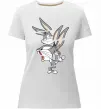 Жіноча преміум футболка Багс Банні Білий фото
