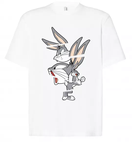 Футболка Оверсайз Багс Банні Белый фото