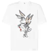Футболка Оверсайз Багс Банні Белый фото