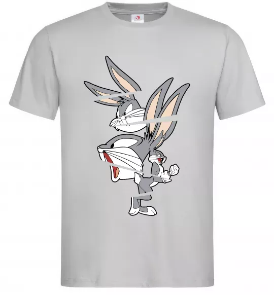 Мужская футболка Багс Банні Серый фото