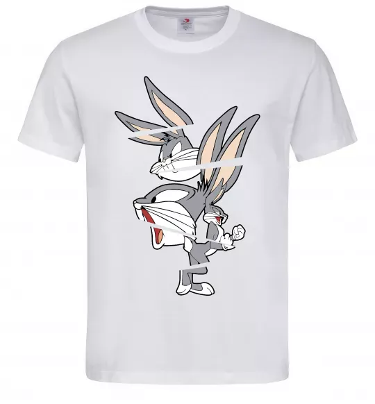 Мужская футболка Багс Банні Белый фото