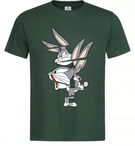 Мужская футболка Багс Банні Темно-зеленый фото