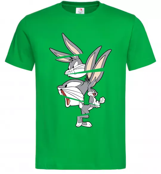 Мужская футболка Багс Банні Зеленый фото