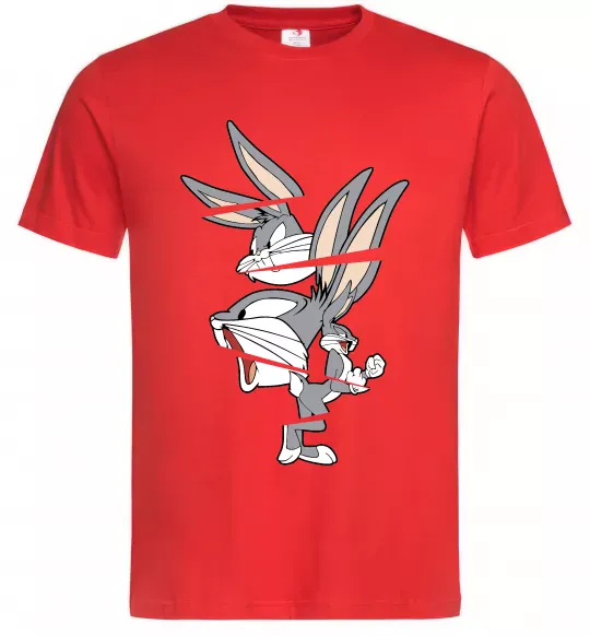 Мужская футболка Багс Банні Красный фото
