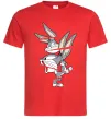 Мужская футболка Багс Банні Красный фото