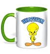 Чашка с цветной ручкой Tweety whatever Лаймовый фото