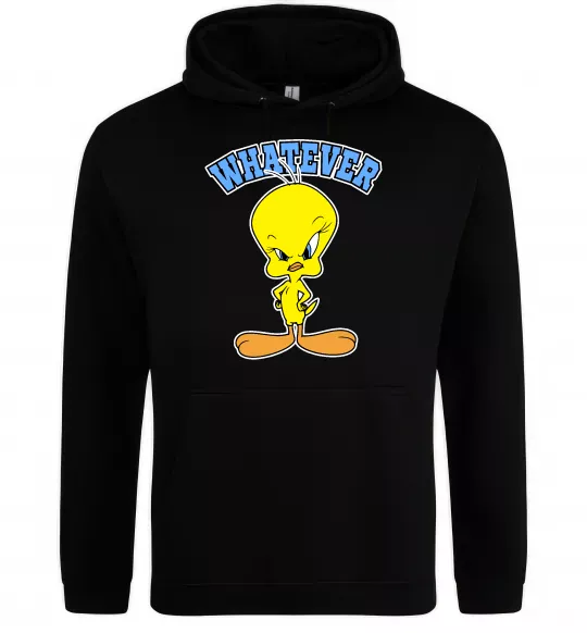 Мужская толстовка (худи) Tweety whatever Черный фото