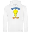 Мужская толстовка (худи) Tweety whatever Белый фото