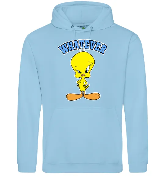 Мужская толстовка (худи) Tweety whatever Голубой фото