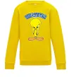 Детский Свитшот Tweety whatever Солнечно желтый фото