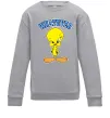 Детский Свитшот Tweety whatever Серый меланж фото