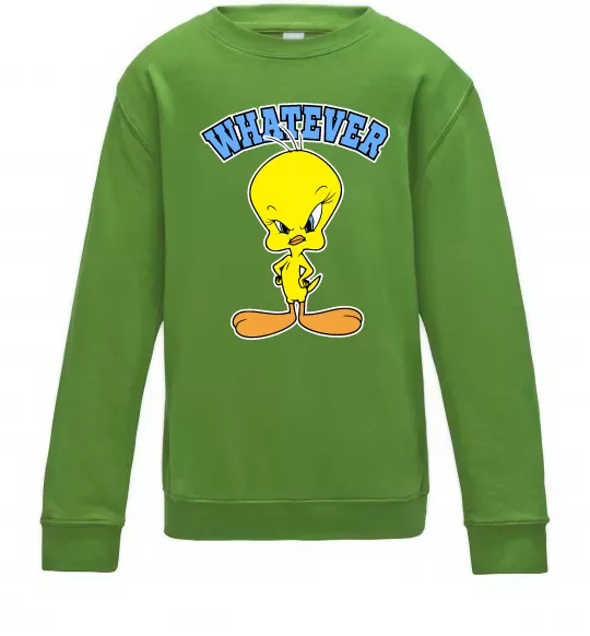 Детский Свитшот Tweety whatever Лаймовый фото