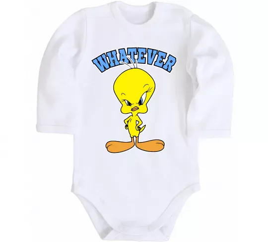 Детский боди Tweety whatever Белый фото