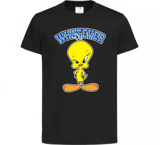 Детская футболка Tweety whatever Черный фото