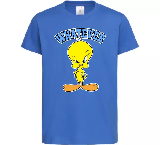 Детская футболка Tweety whatever Ярко-синий фото
