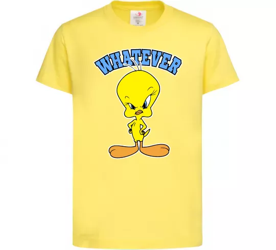 Детская футболка Tweety whatever Лимонный фото