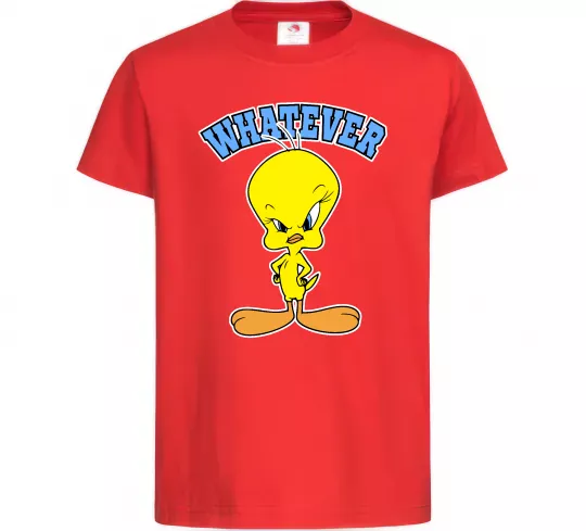 Детская футболка Tweety whatever Красный фото