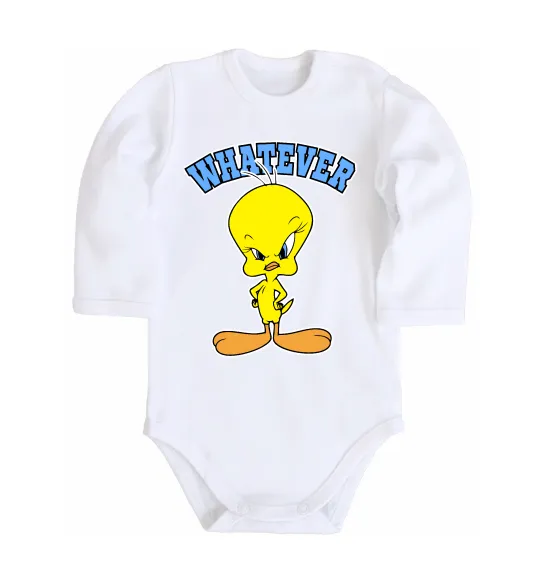Детский боди Tweety whatever Белый фото