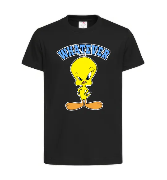 Дитяча футболка Tweety whatever Чорний фото