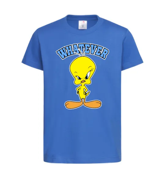 Дитяча футболка Tweety whatever Яскраво-синій фото
