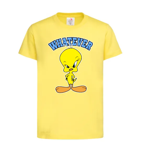 Дитяча футболка Tweety whatever Лимонний фото