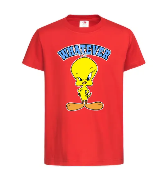 Дитяча футболка Tweety whatever Червоний фото
