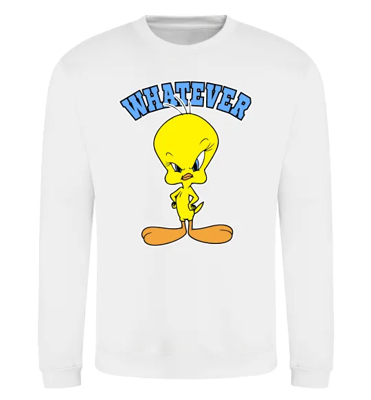 Свитшот Tweety whatever Белый фото