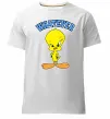 Мужская премиум футболка Tweety whatever Белый фото