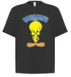 Футболка Оверсайз Tweety whatever Черный фото