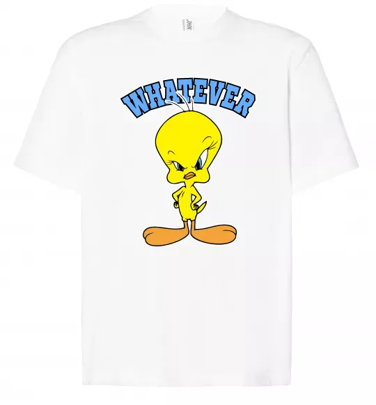 Футболка Оверсайз Tweety whatever Белый фото