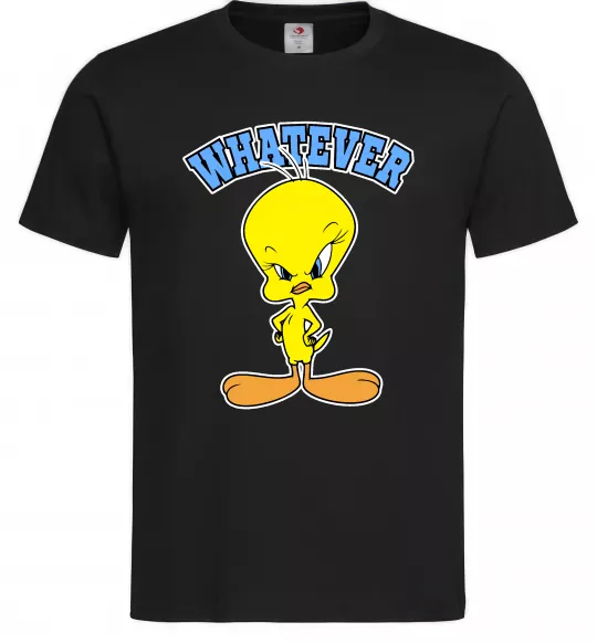 Мужская футболка Tweety whatever Черный фото