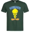 Мужская футболка Tweety whatever Темно-зеленый фото
