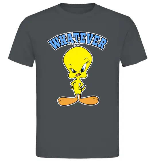 Мужская футболка Tweety whatever Графит фото