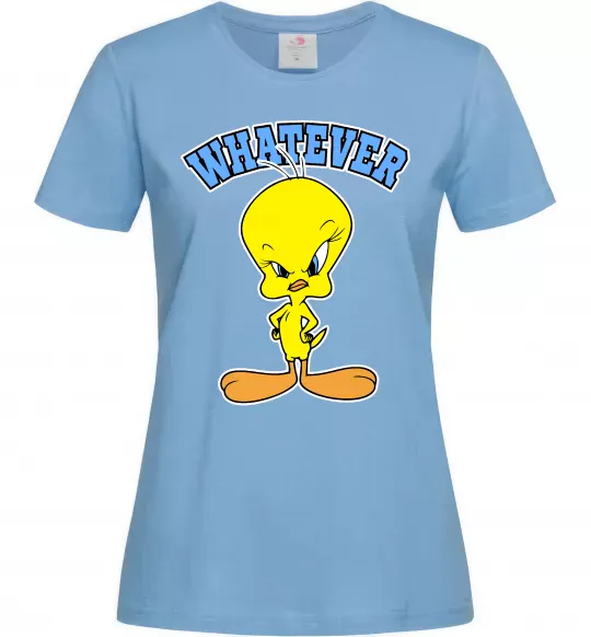 Женская футболка Tweety whatever Голубой фото