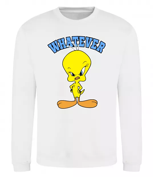 Свитшот Tweety whatever Белый фото