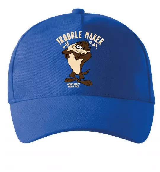 Кепка Trouble maker Taz Ярко-синий фото