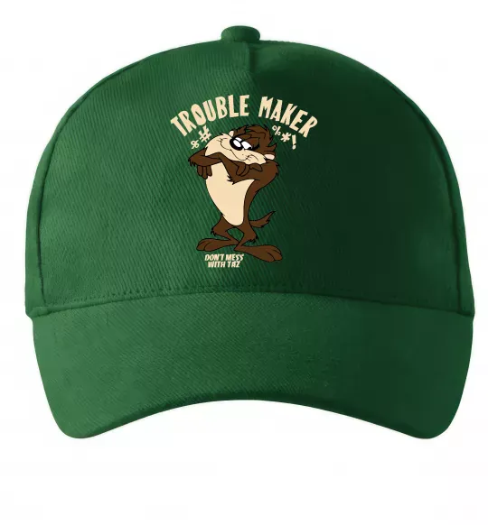 Кепка Trouble maker Taz Темно-зеленый фото