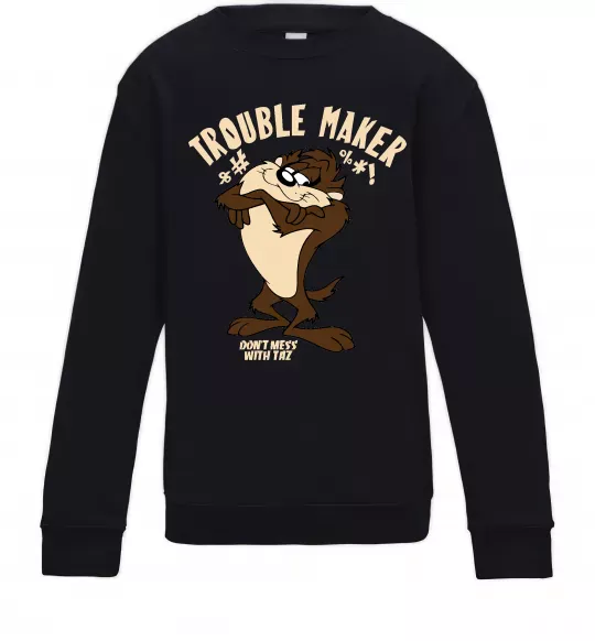 Дитячий світшот Trouble maker Taz Чорний фото