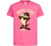 Детская футболка Trouble maker Taz Ярко-розовый фото