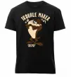 Мужская премиум футболка Trouble maker Taz Черный фото