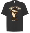 Футболка Оверсайз Trouble maker Taz Чорний фото