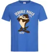 Мужская футболка Trouble maker Taz Ярко-синий фото