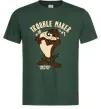 Мужская футболка Trouble maker Taz Темно-зеленый фото