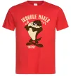 Мужская футболка Trouble maker Taz Красный фото